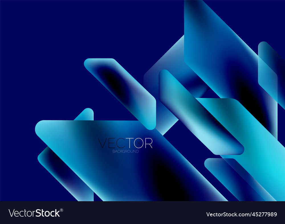 Fluid color dynamic geometric shapes abstract