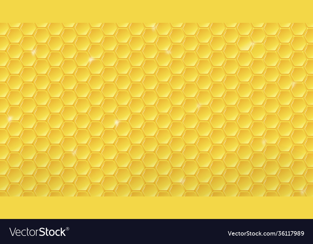 Honeycomb pattern geometric hive background vector image Honeycomb pattern geometric hive background