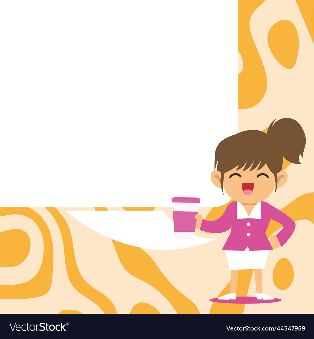 Instructor drawing pointing stick on empty Vector Image Instructor drawing pointing stick on empty