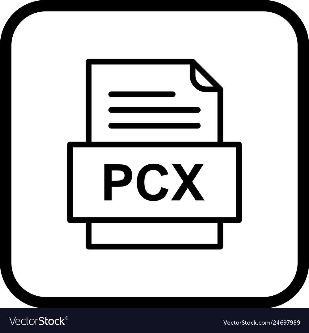 Pcx file document icon
