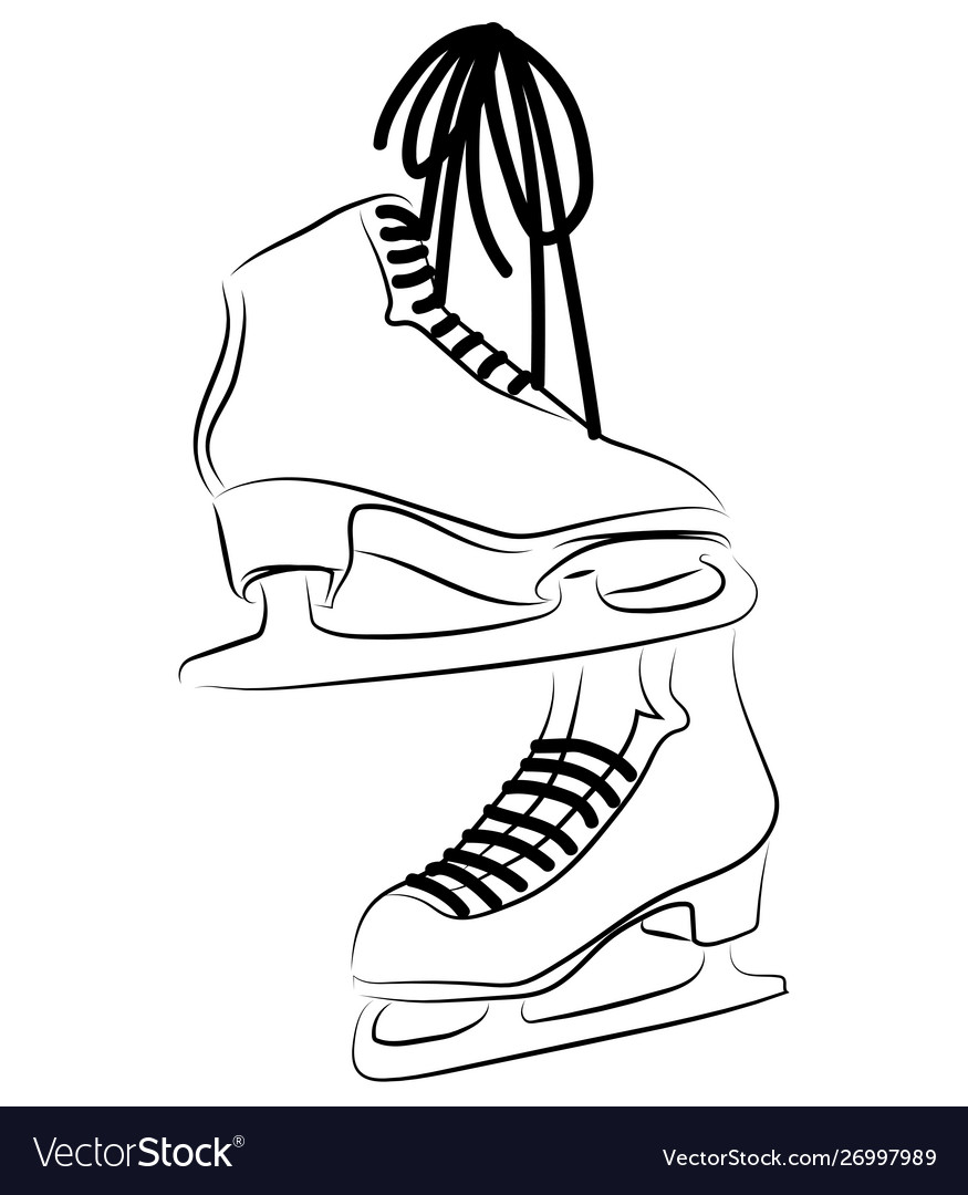 Free: Shoe Euclidean vector Illustration Vector graphics Drawing - ice  skates 