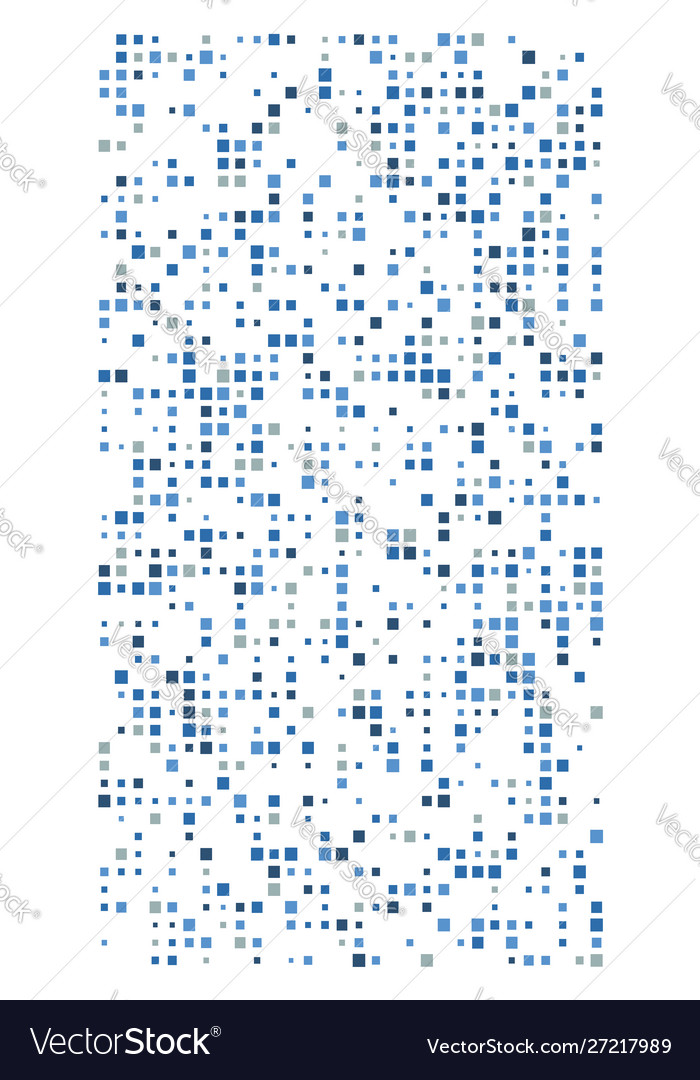 Squares pixelated block pixels random mosaic vector image Squares pixelated block pixels random mosaic