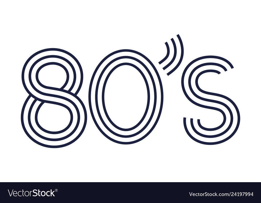 80s retro style Royalty Free Vector Image - VectorStock