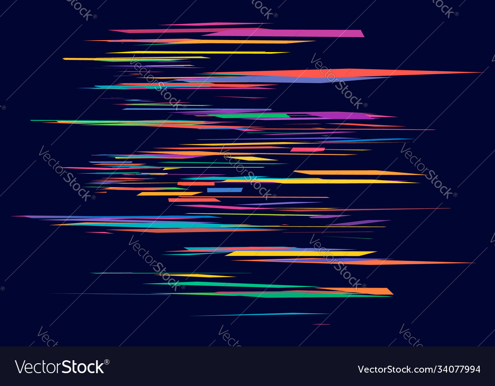 Abstract art - random geometry shapes generative vector image Abstract art - random geometry shapes generative