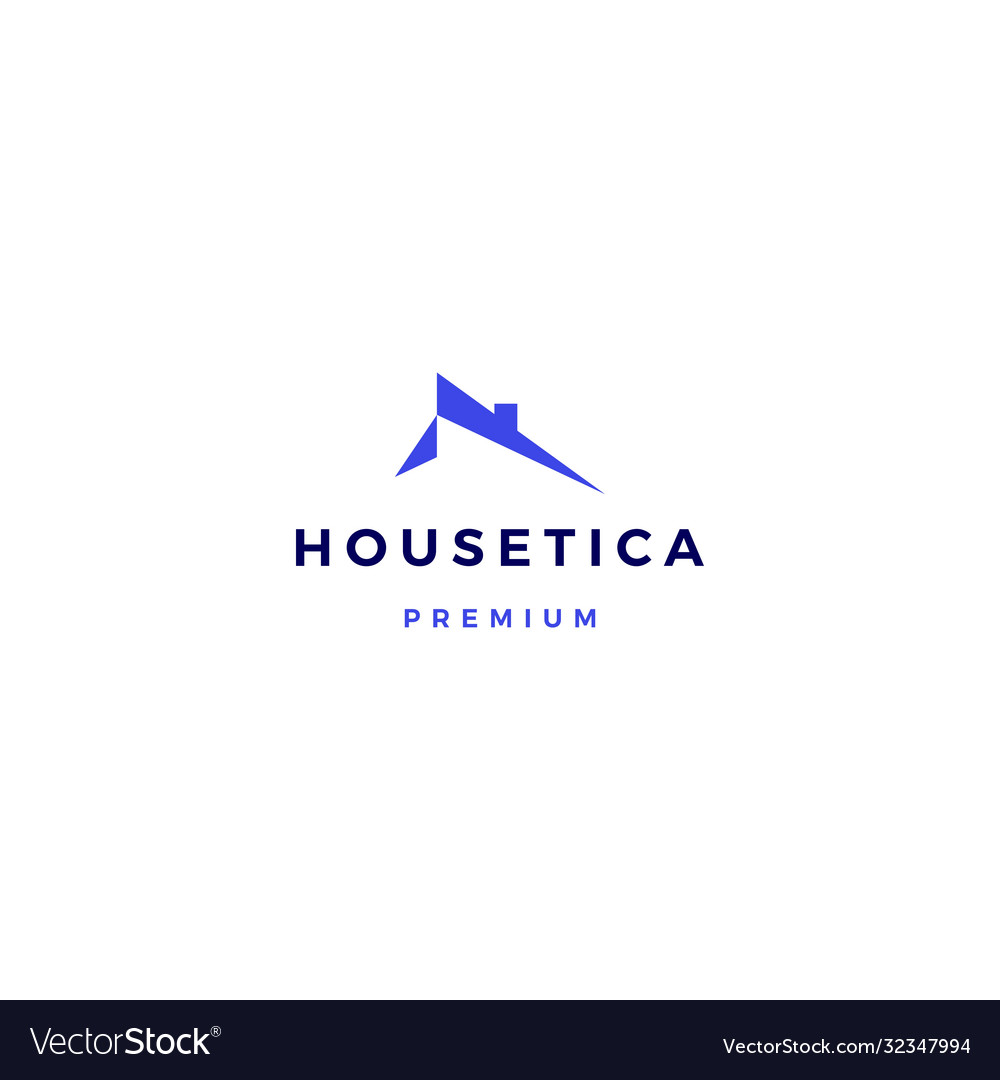 House home mortgage roof architect logo icon