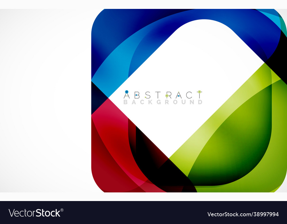 Minimal background abstract square shape vector image Minimal background abstract square shape