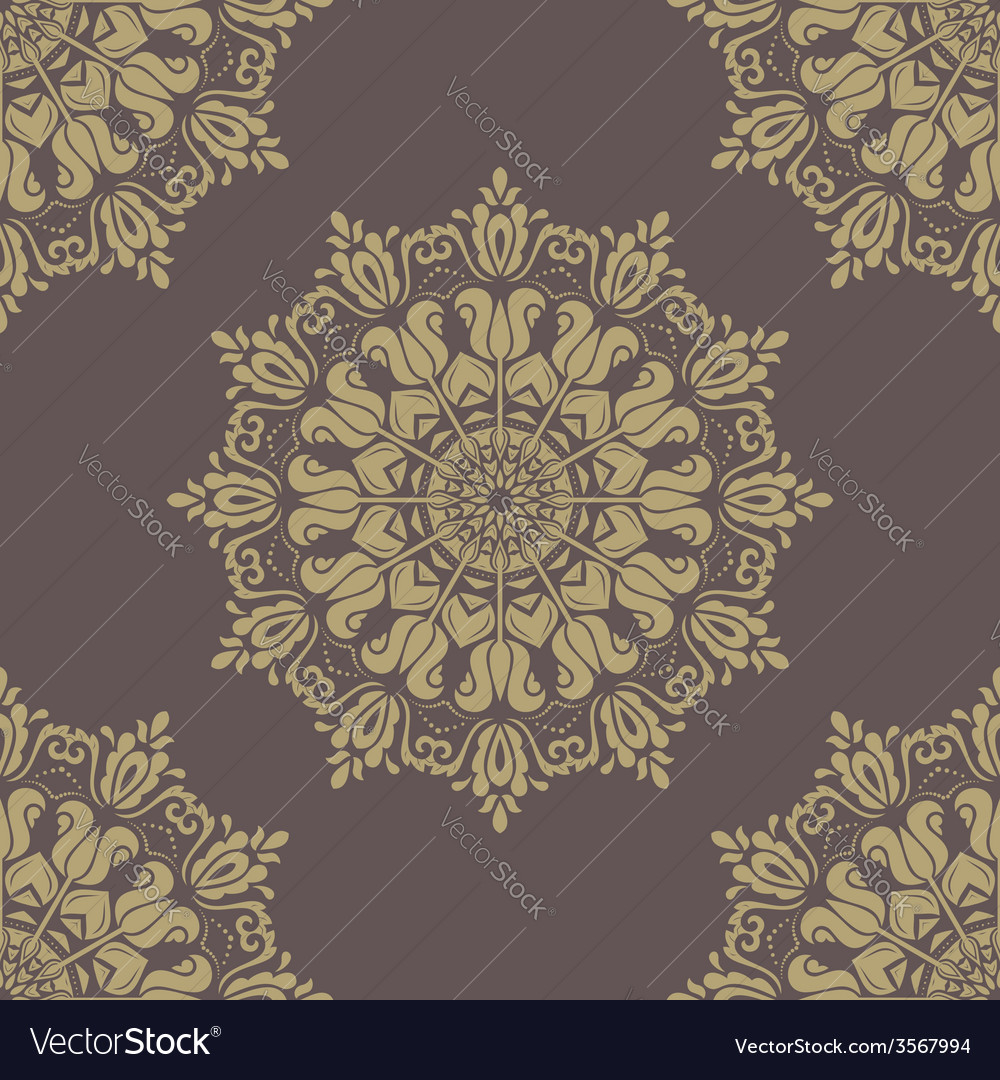 Orient seamless pattern abstract background