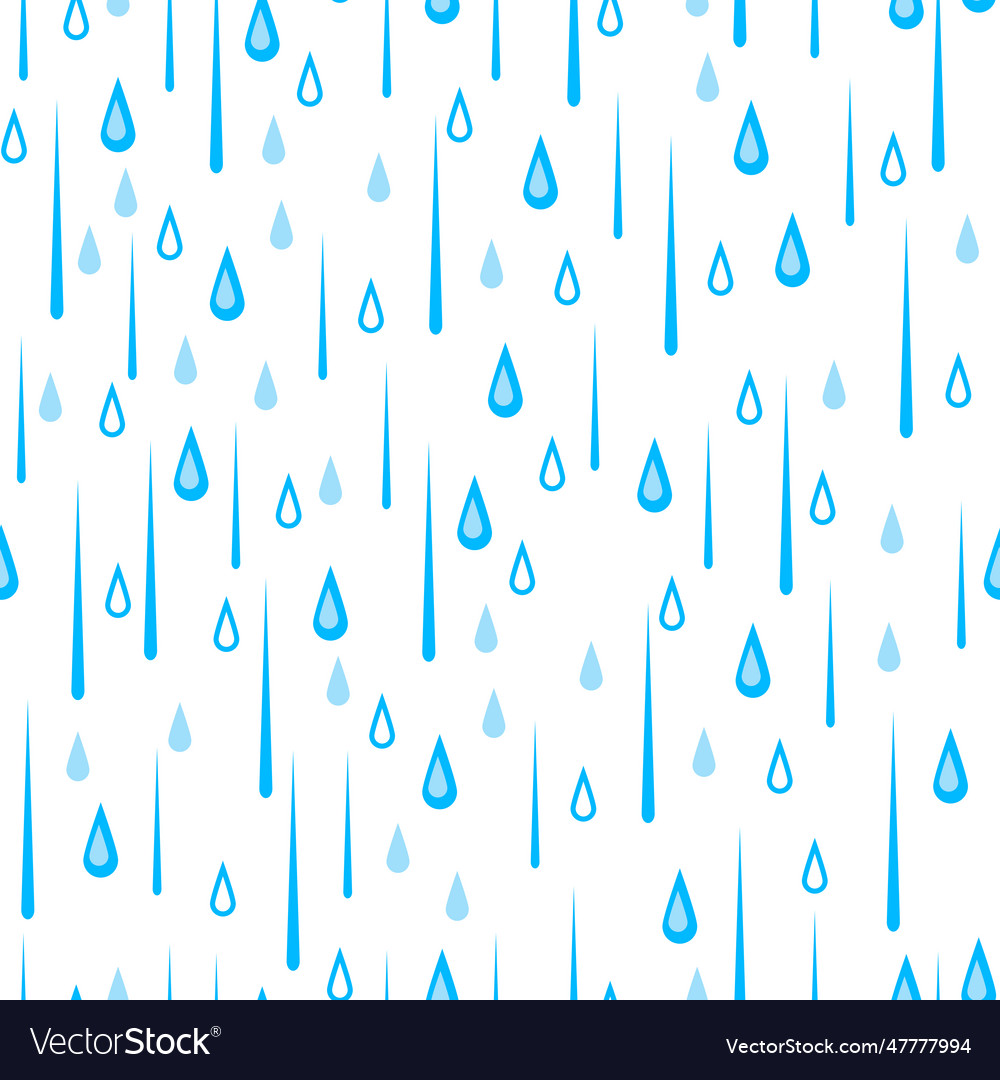 Raindrop Seamless Pattern