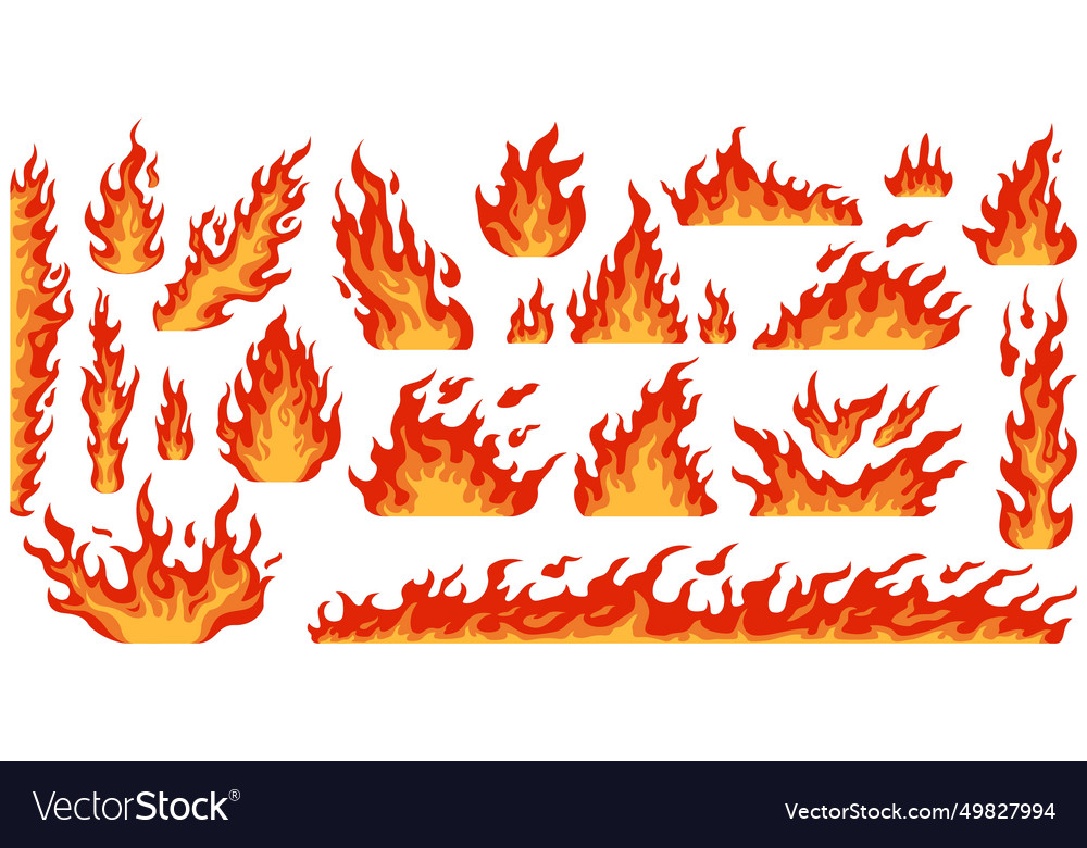 Red Flame Fire Graphic