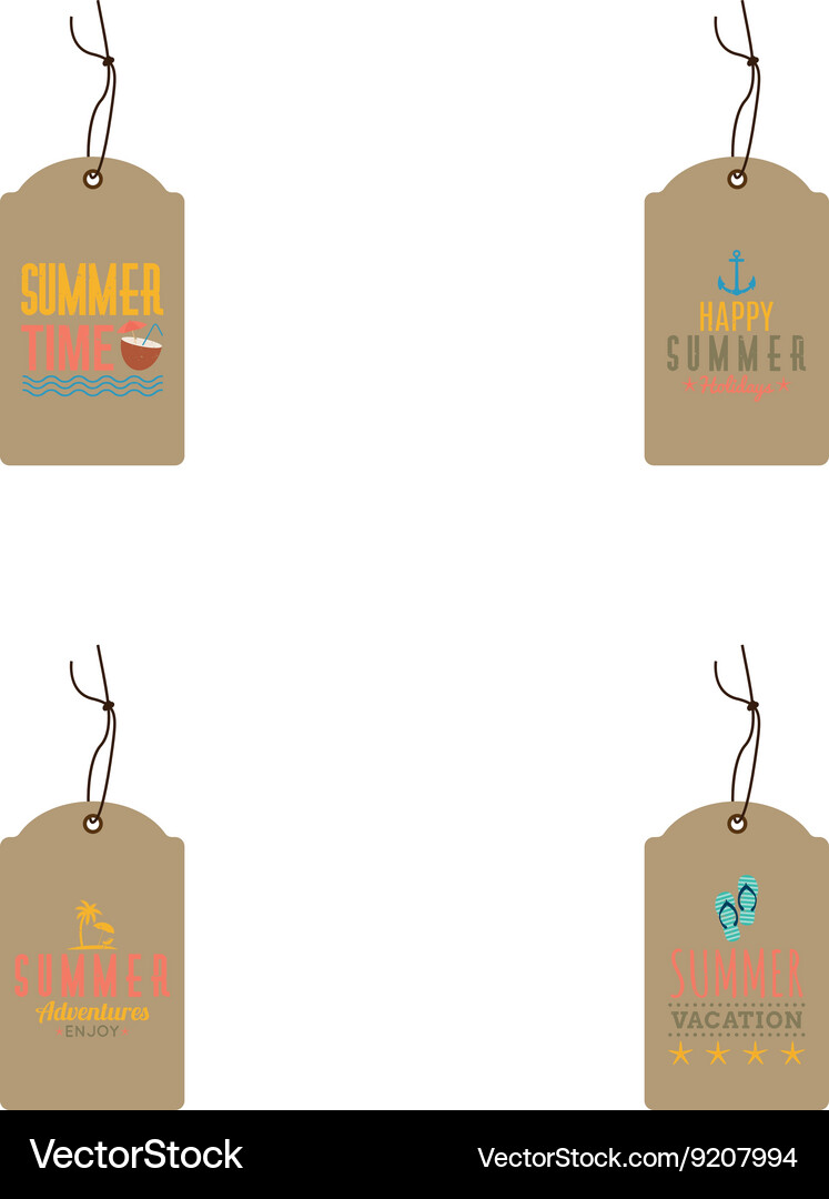 Special summer labels Royalty Free Vector Image