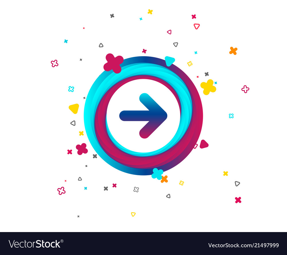 Arrow sign icon next button navigation symbol
