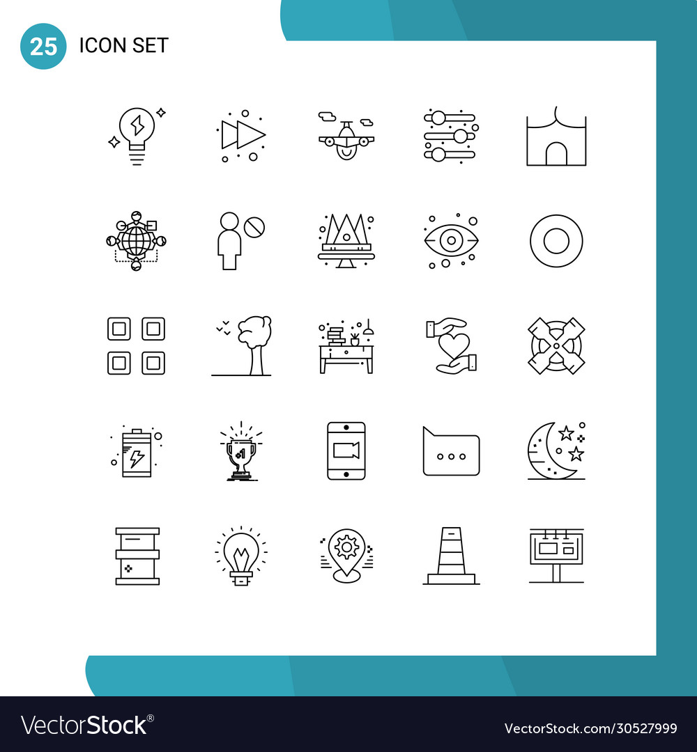 Editable line pack 25 simple lines function