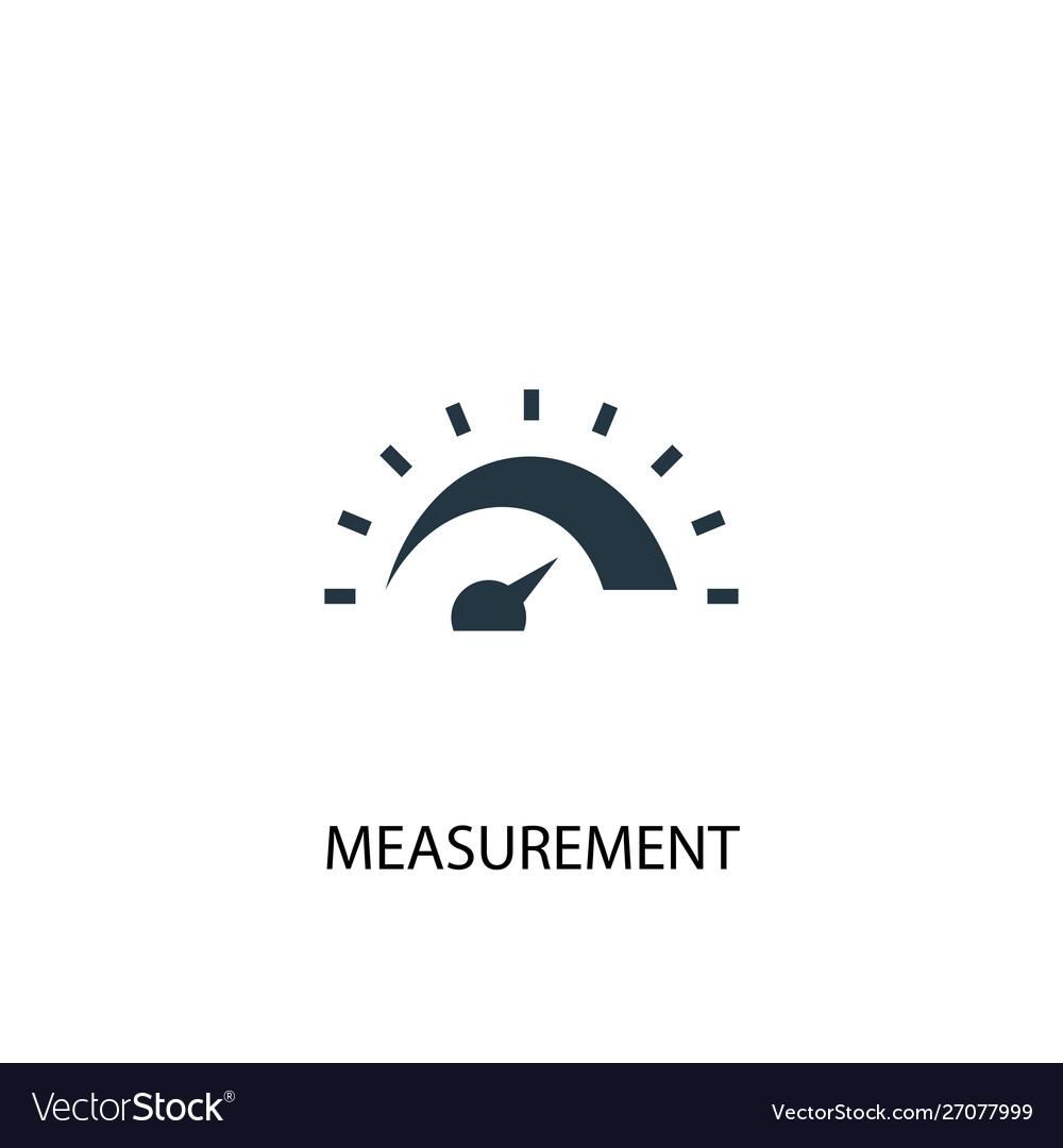 Measurement icon simple element