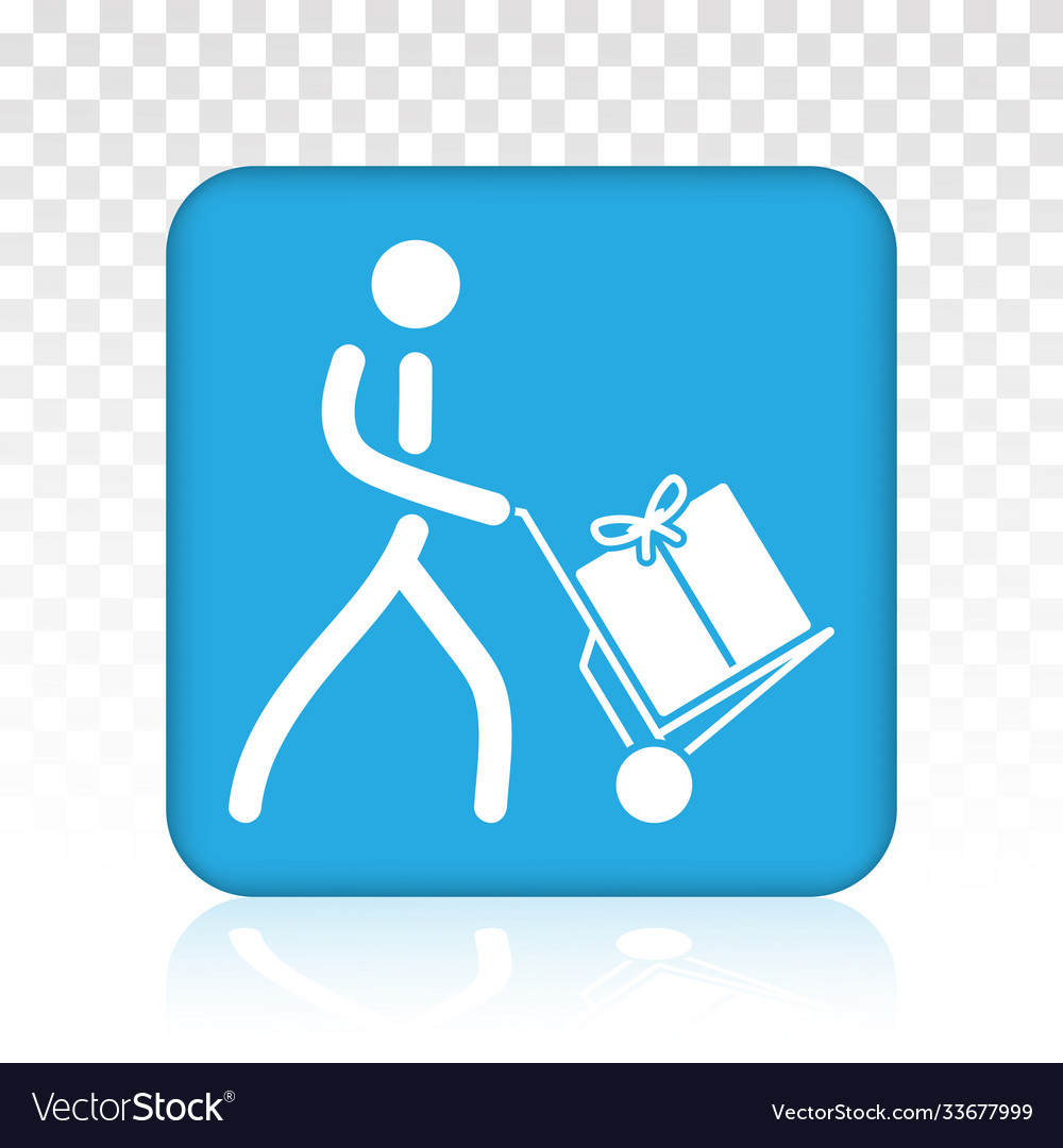 Mover pushing moving hand truck dolly cart