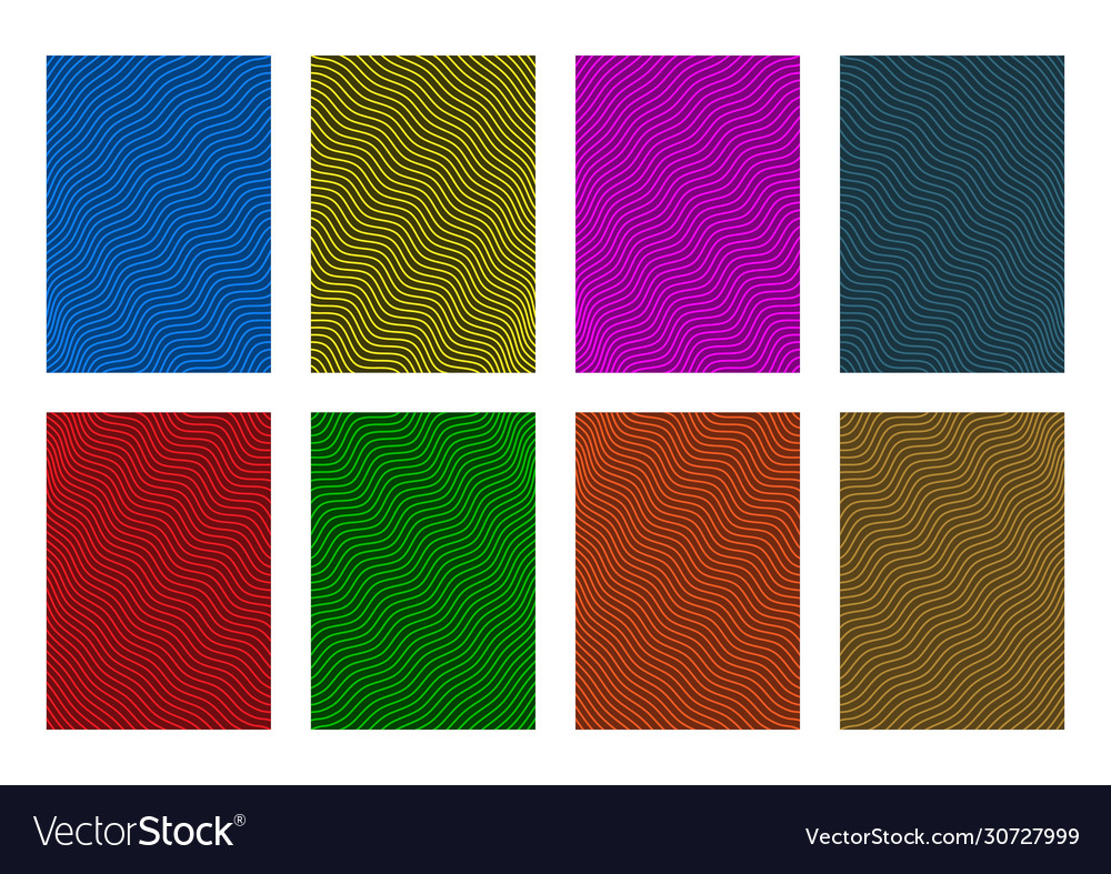 Set abstract background design templates vector image Set abstract background design templates