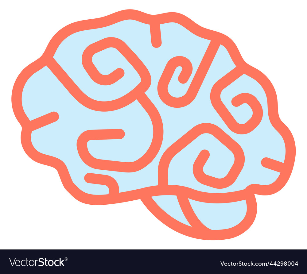 Brain symbol neurology sign human intelligence