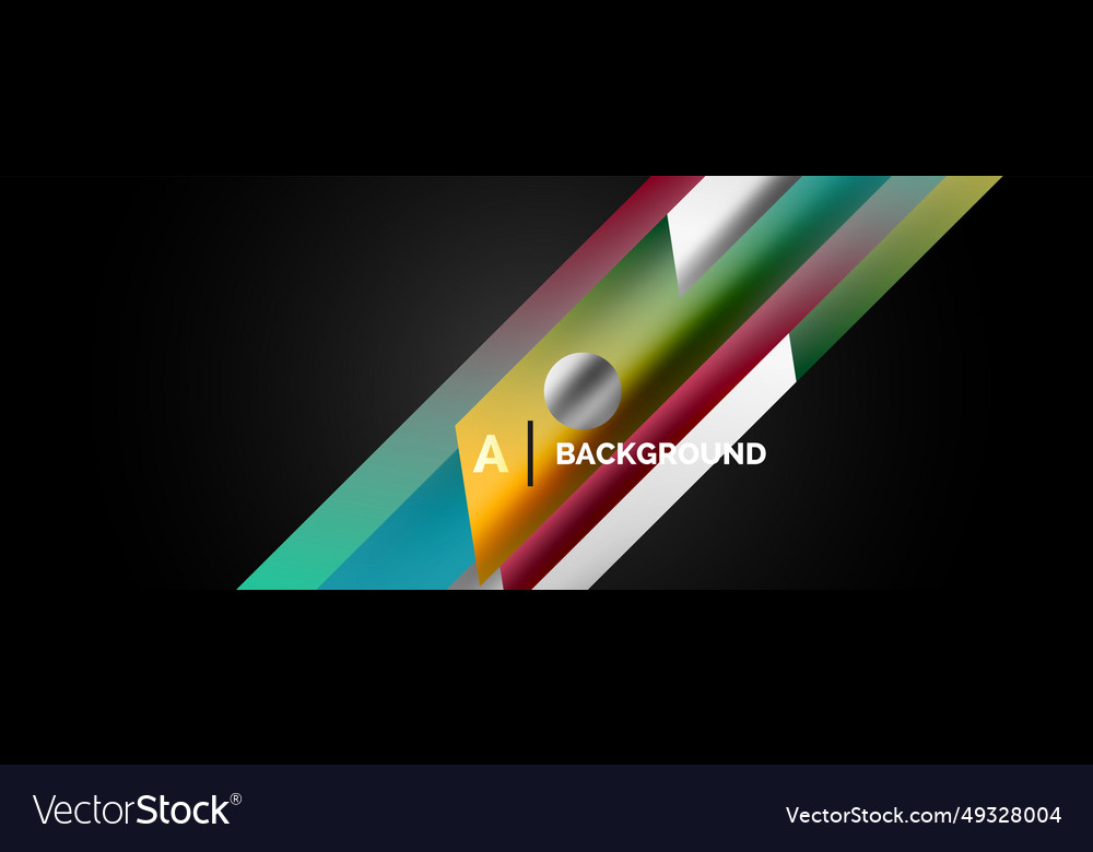 Dynamic lines geometric background visual vector image Dynamic lines geometric background visual