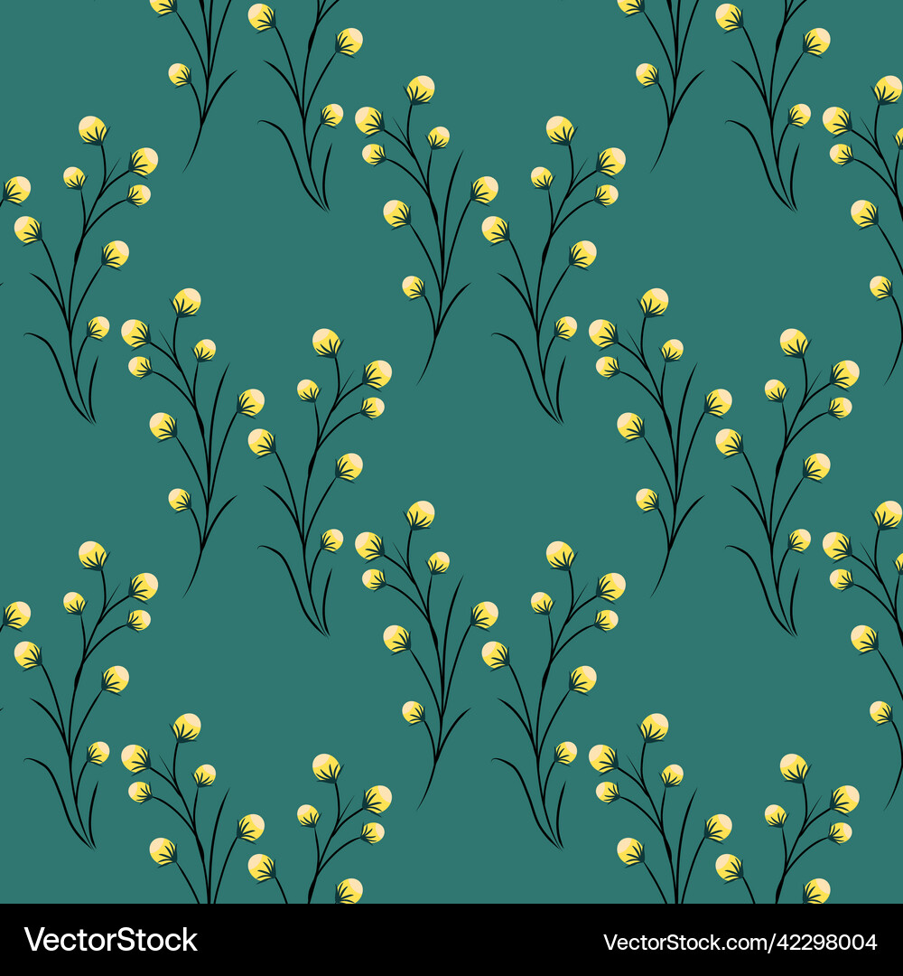 Flowers pattern Royalty Free Vector Image - VectorStock