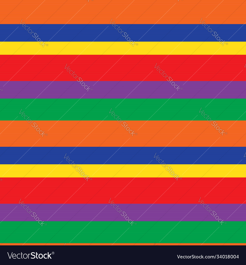 Rainbow stripe seamless pattern background vector image Rainbow stripe seamless pattern background
