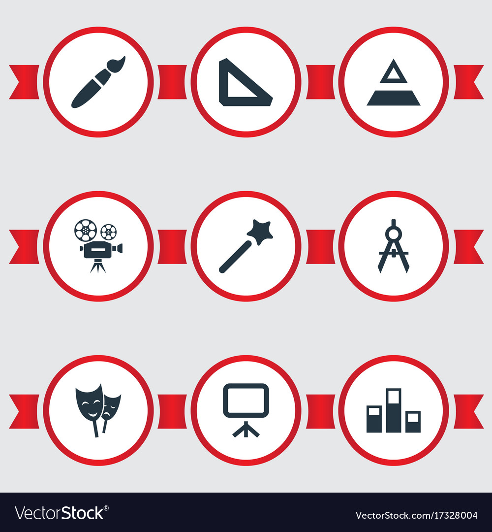 Set of simple design icons