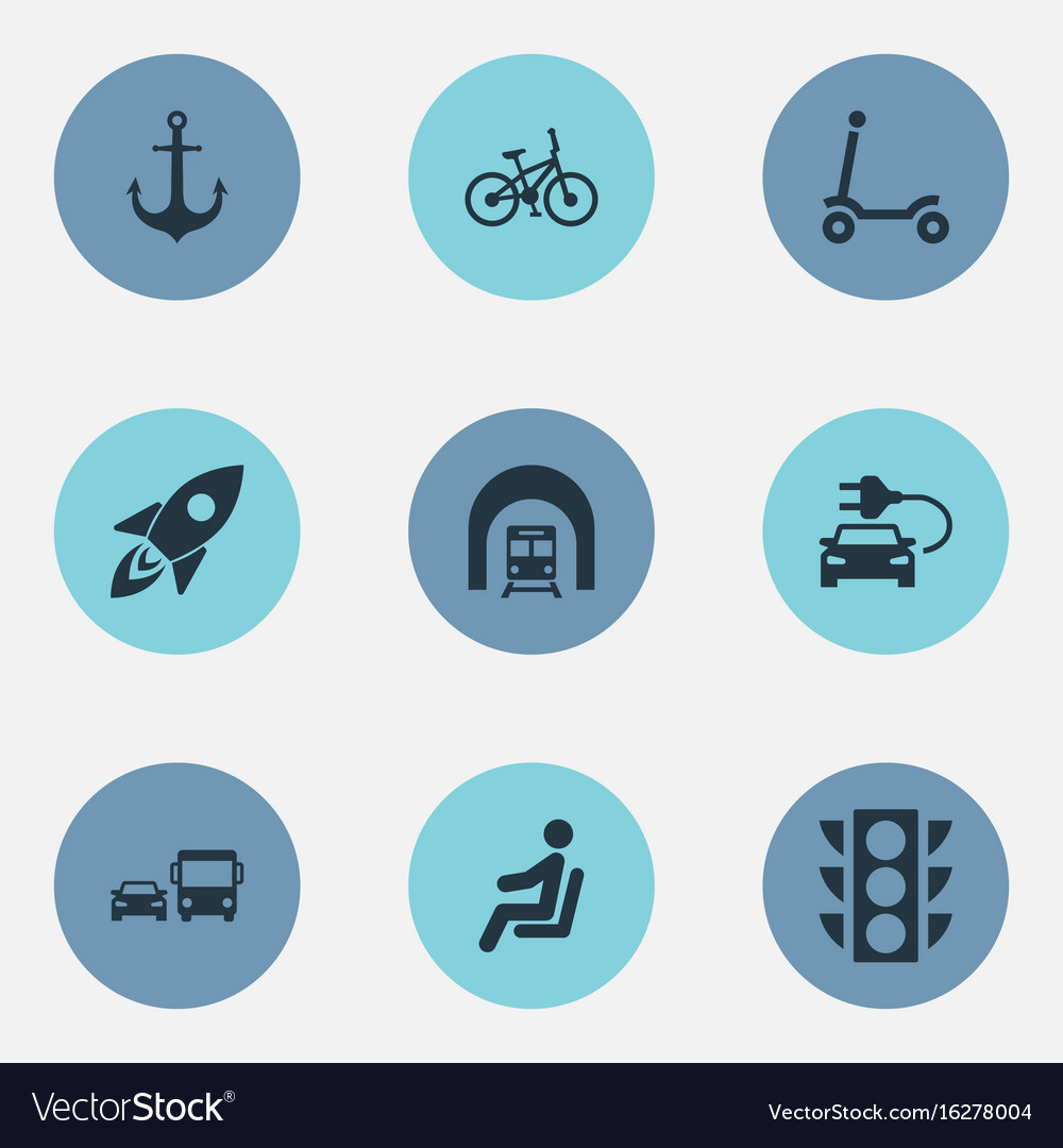 Set of simple shipment icons