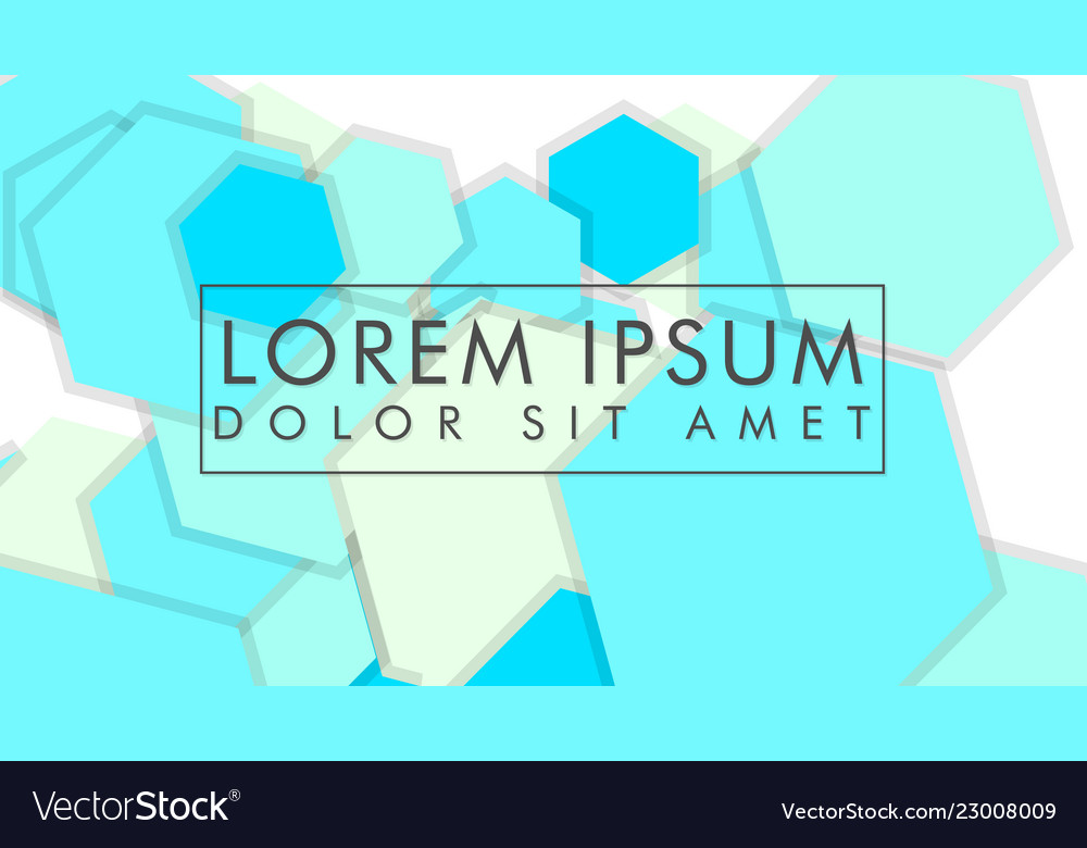 Abstract colorful hexagon background