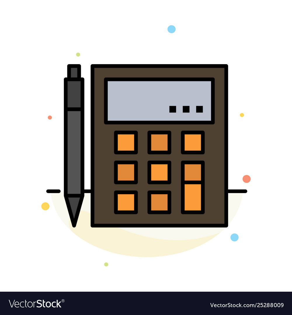 Accounting account calculate calculation vector image Accounting account calculate calculation