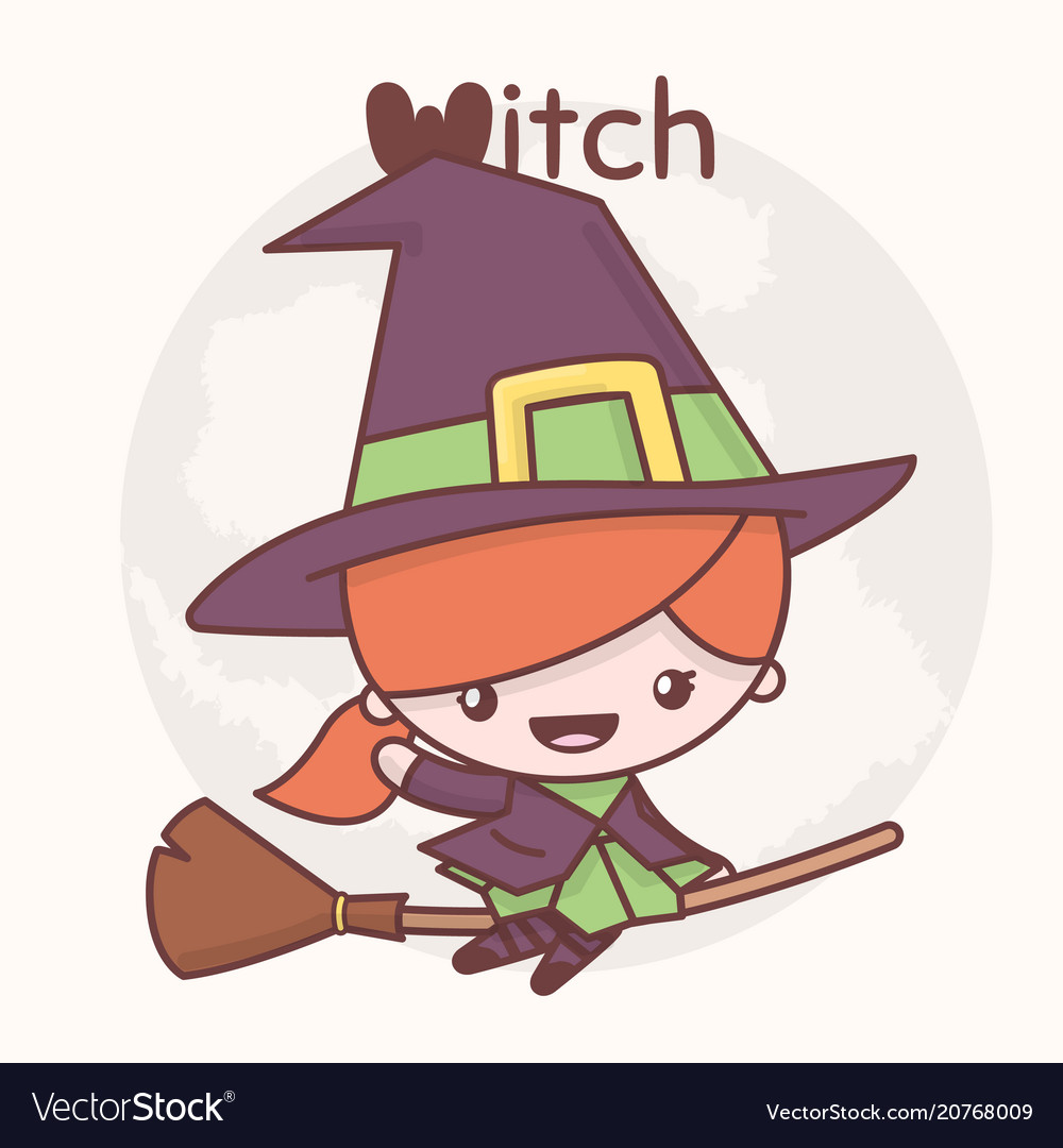Cute Halloween Witch Chibi