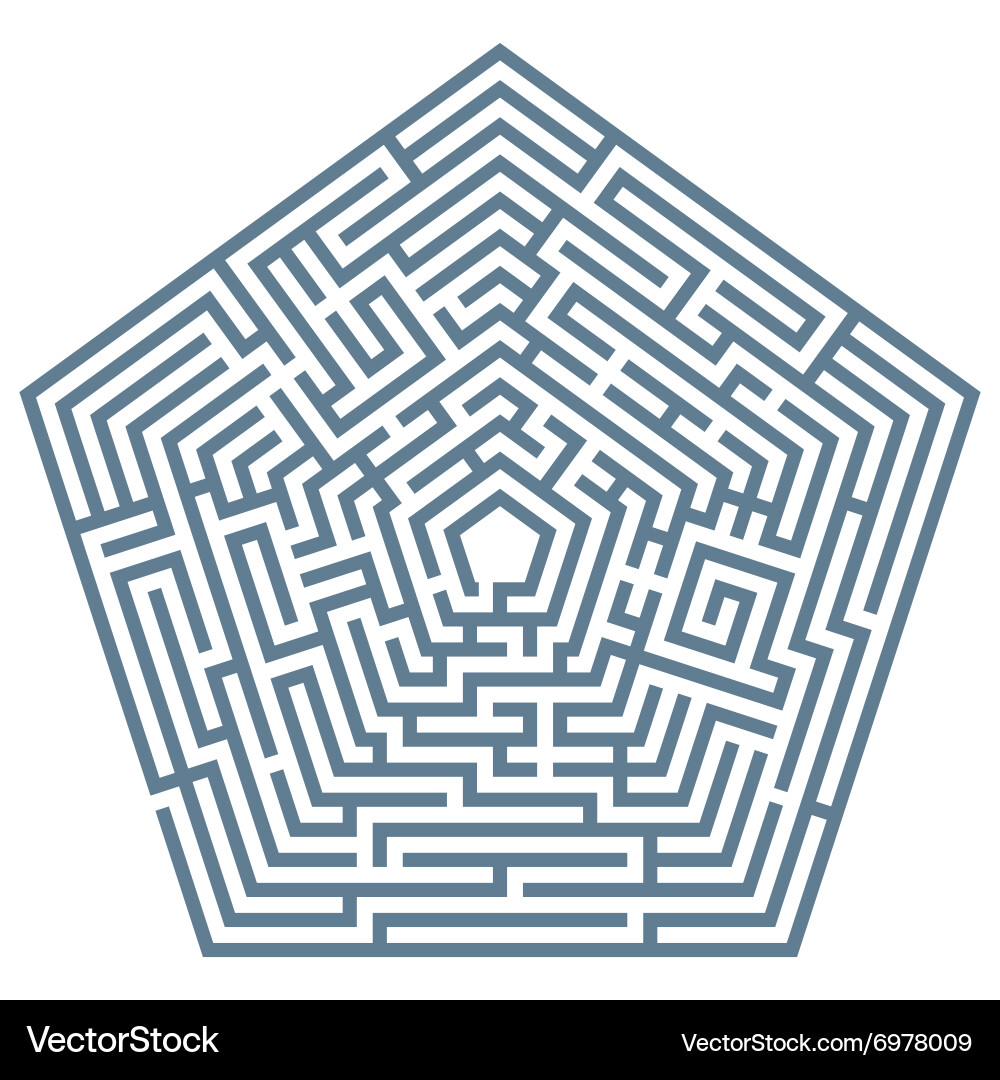 Labyrinth Royalty Free Vector Image - VectorStock