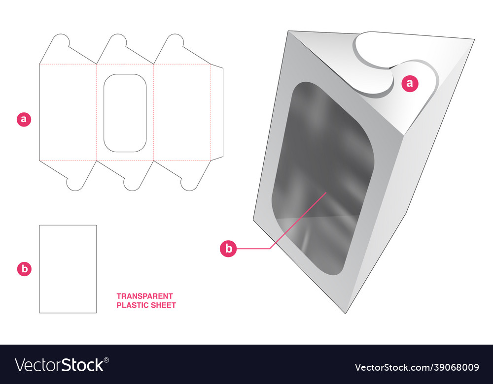 Swirl locked point triangle box and window