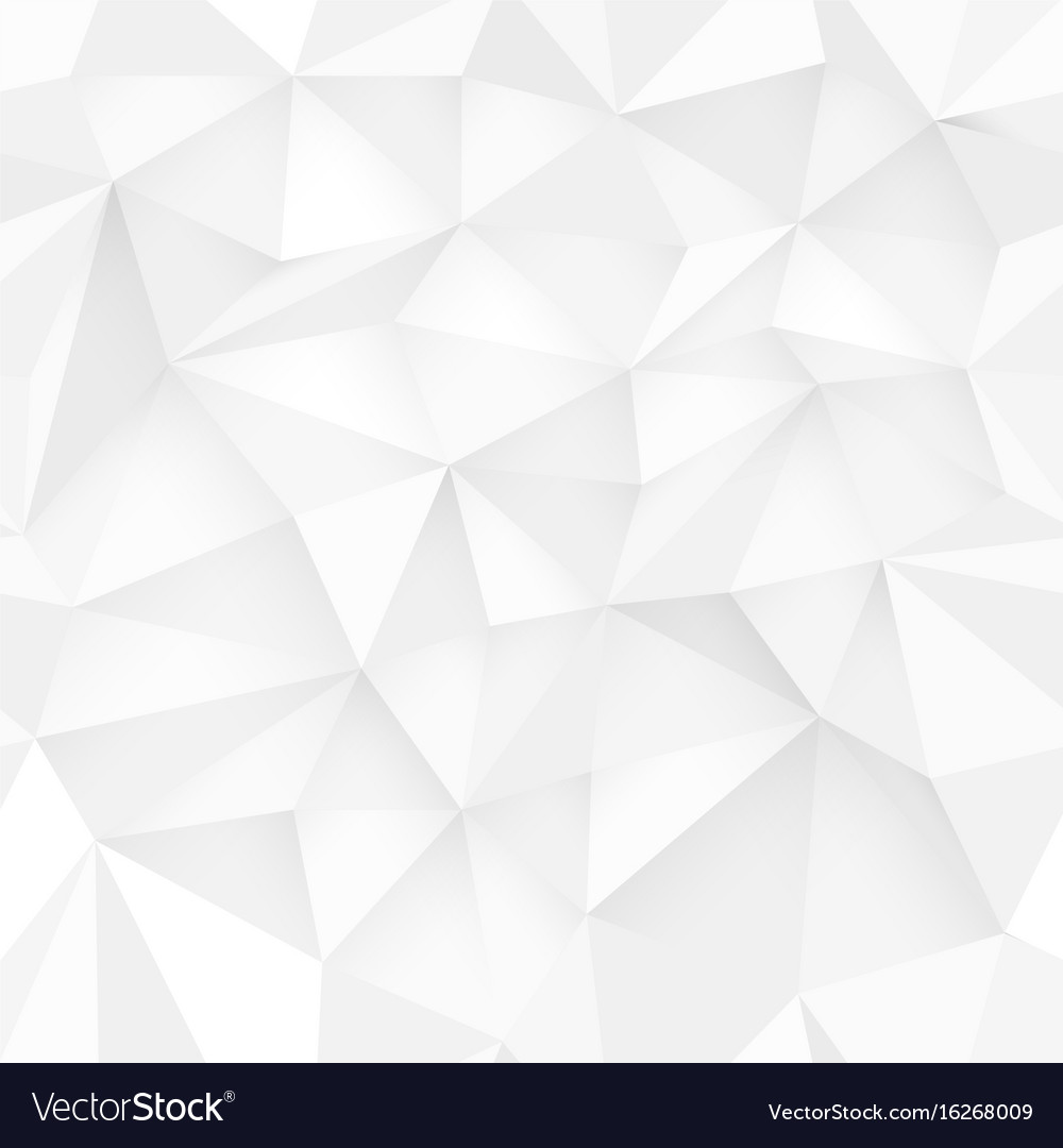 White Low Poly Triangle Texture