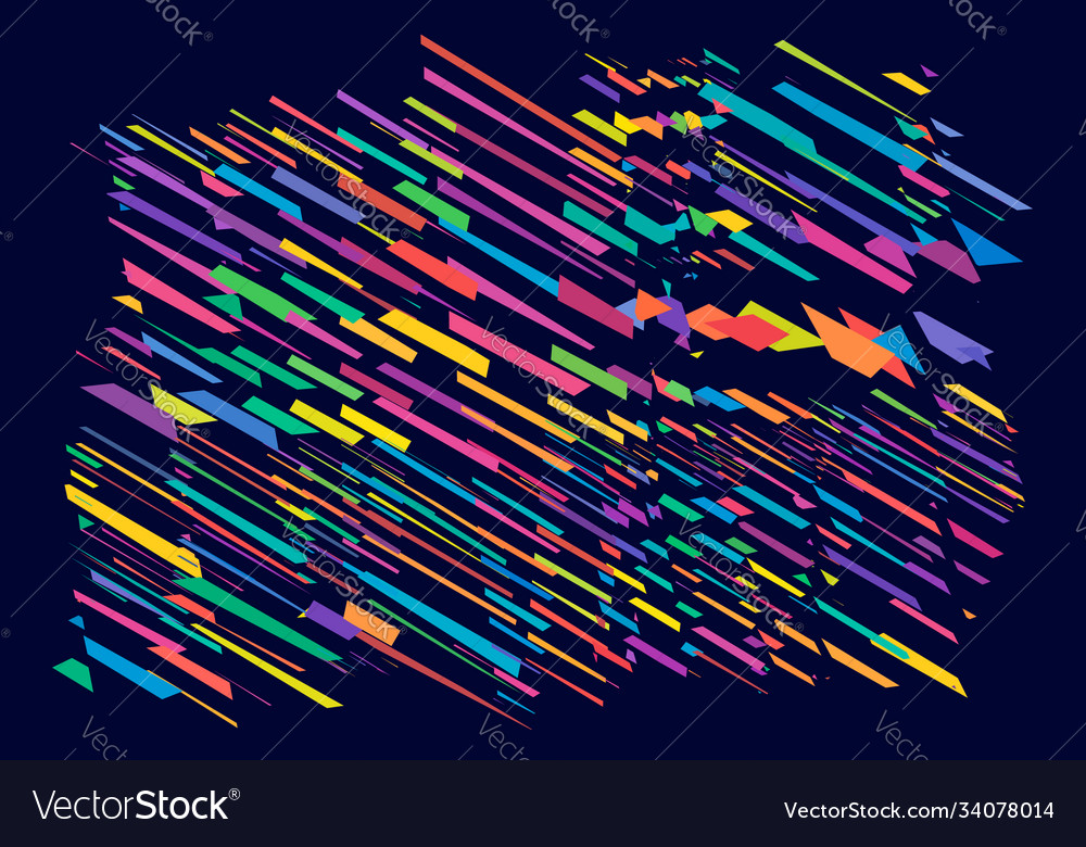 Abstract art - random geometry shapes generative vector image Abstract art - random geometry shapes generative
