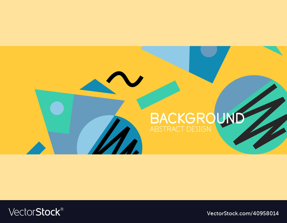 Abstract background with blocks lines geometric