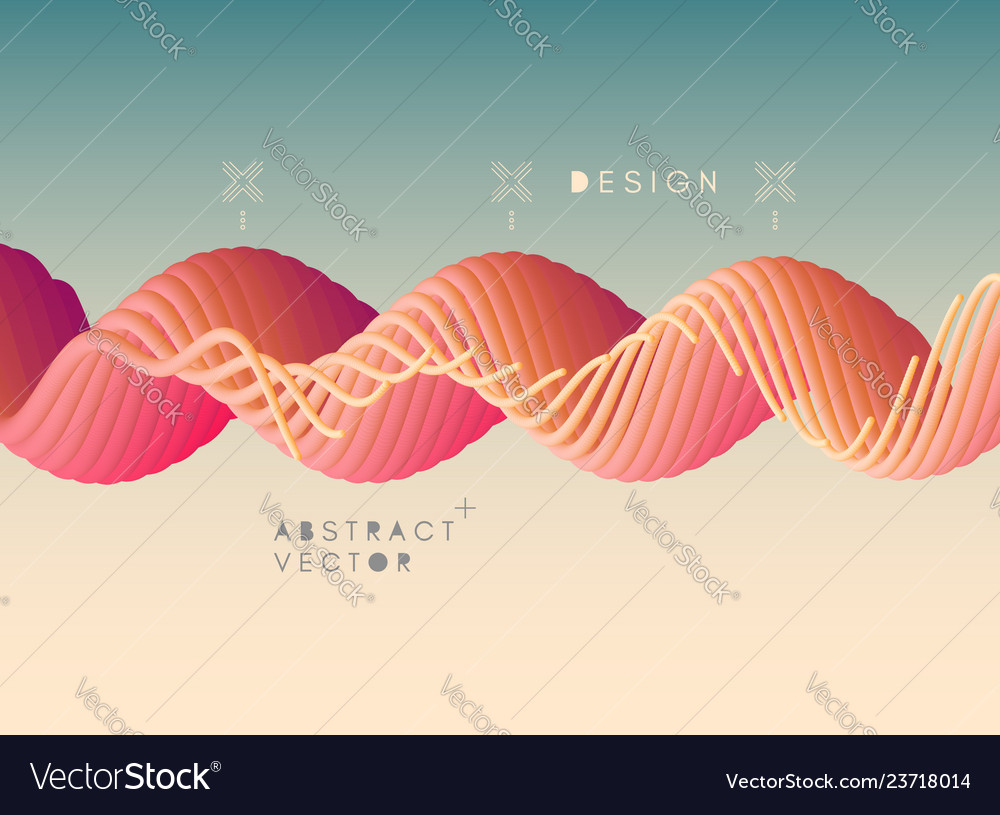 Abstract wavy background dynamic effect 3d