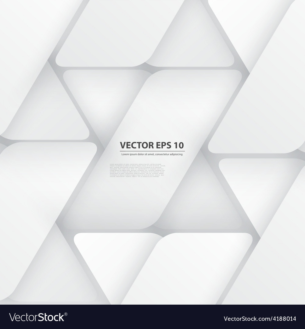 Design with triangles on the grey