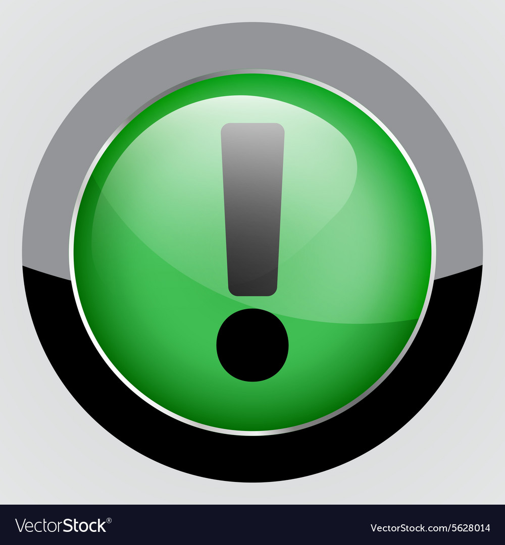 Exclamation web icon background