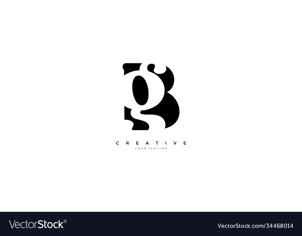 Initial Letter GB Monogram Logo Template