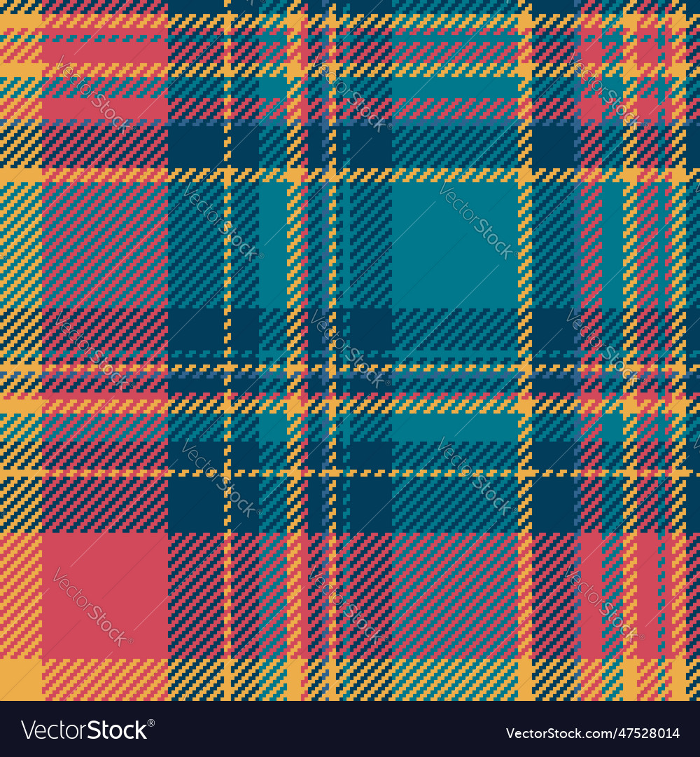 Plaid check background of texture pattern vector image Plaid check background of texture pattern