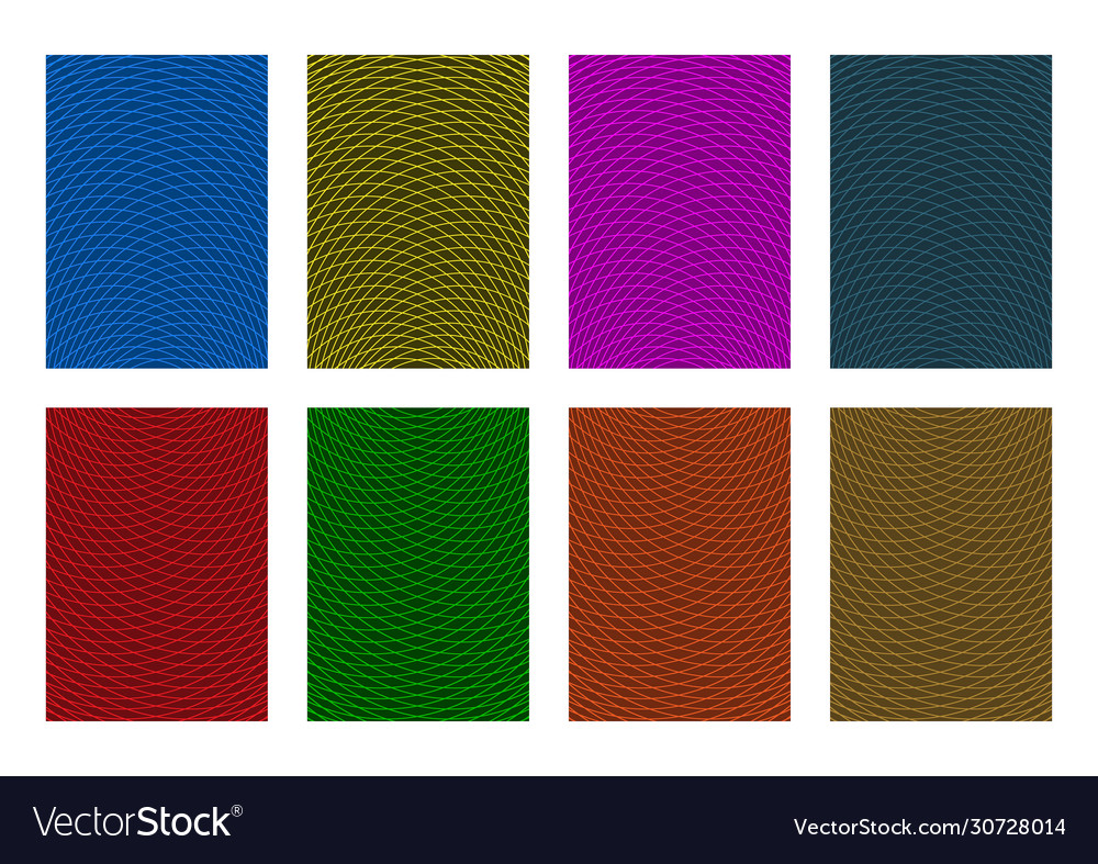 Set abstract background design templates vector image Set abstract background design templates