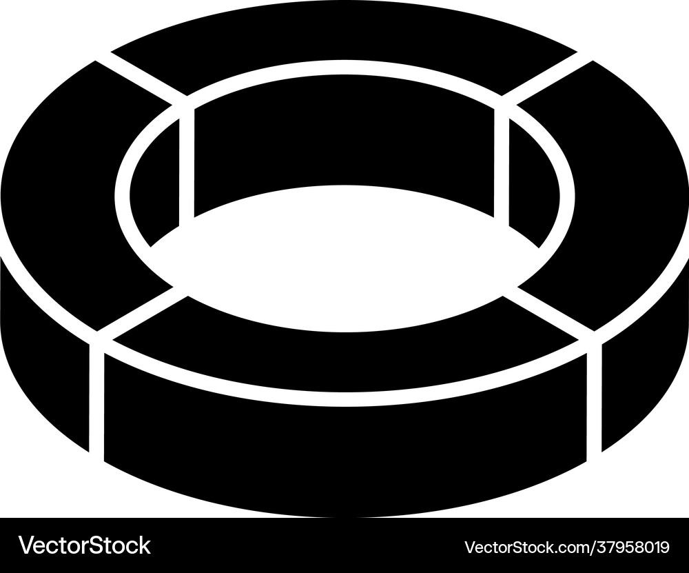 Donut chart Royalty Free Vector Image - VectorStock
