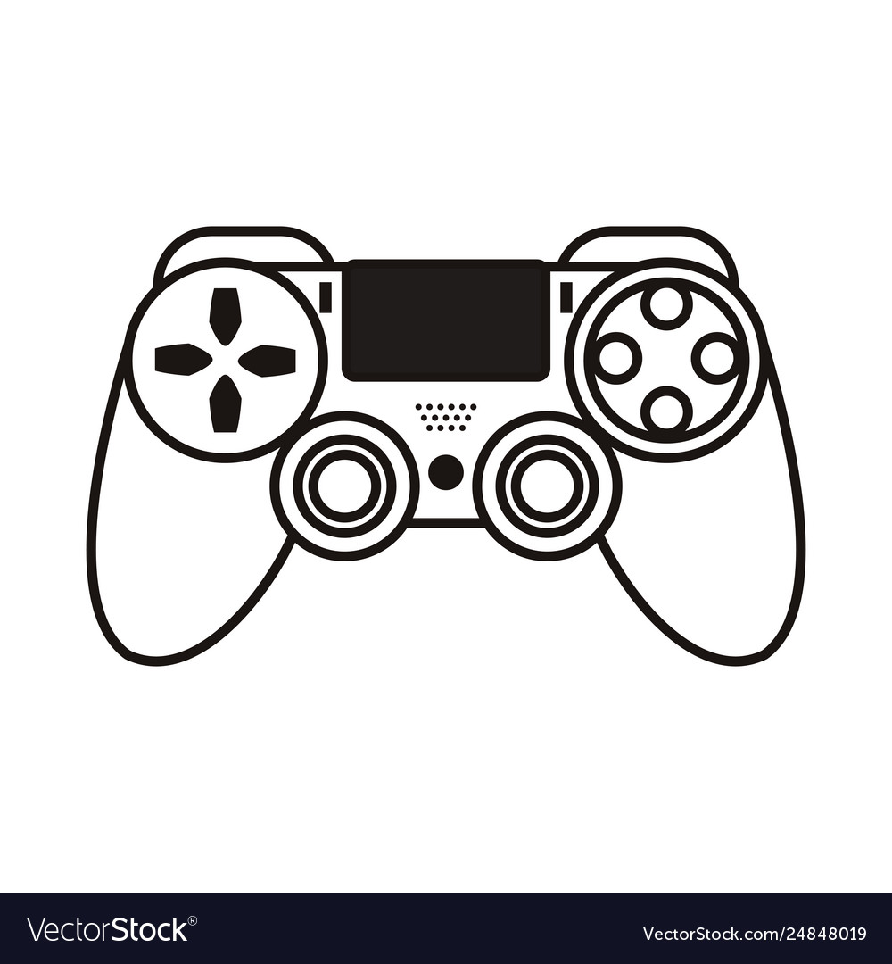 Modern console gamepad sketch