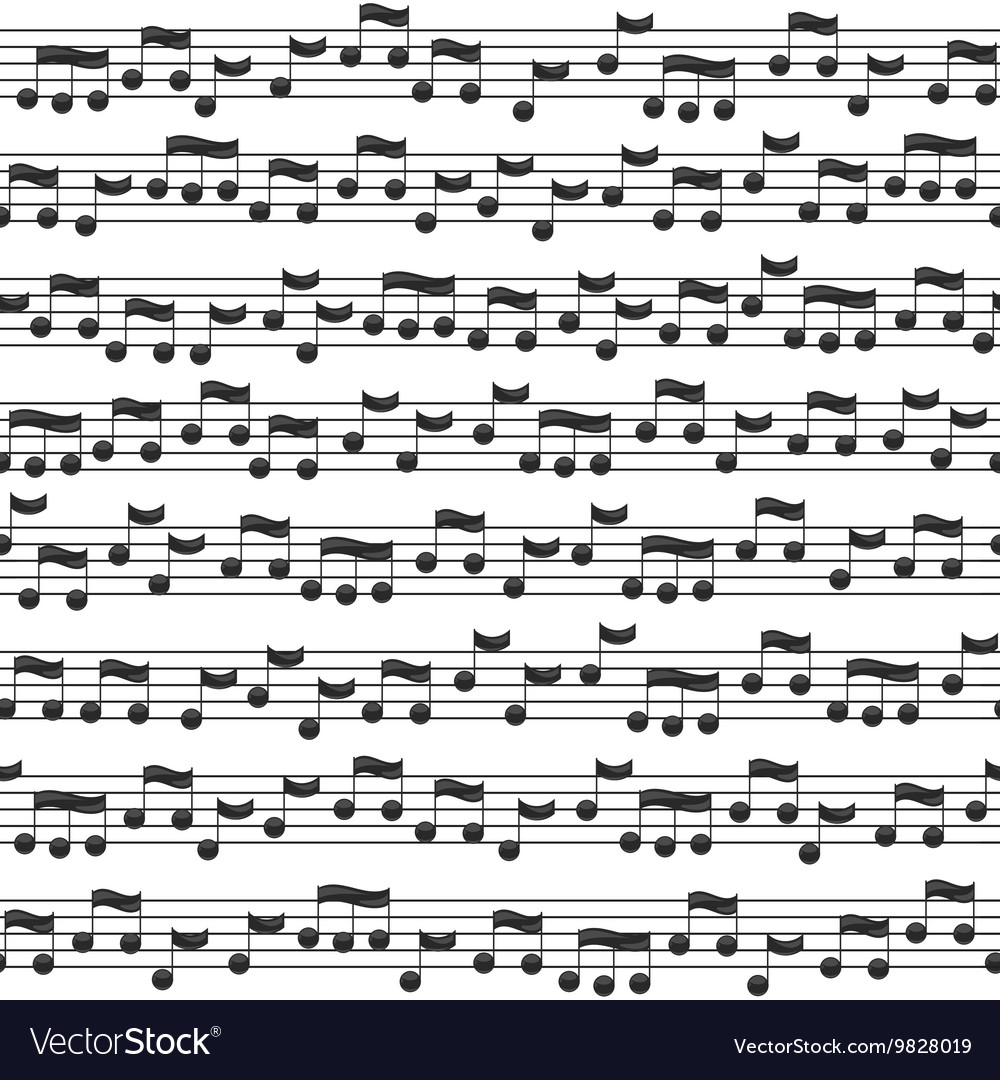 Music seamless pattern background