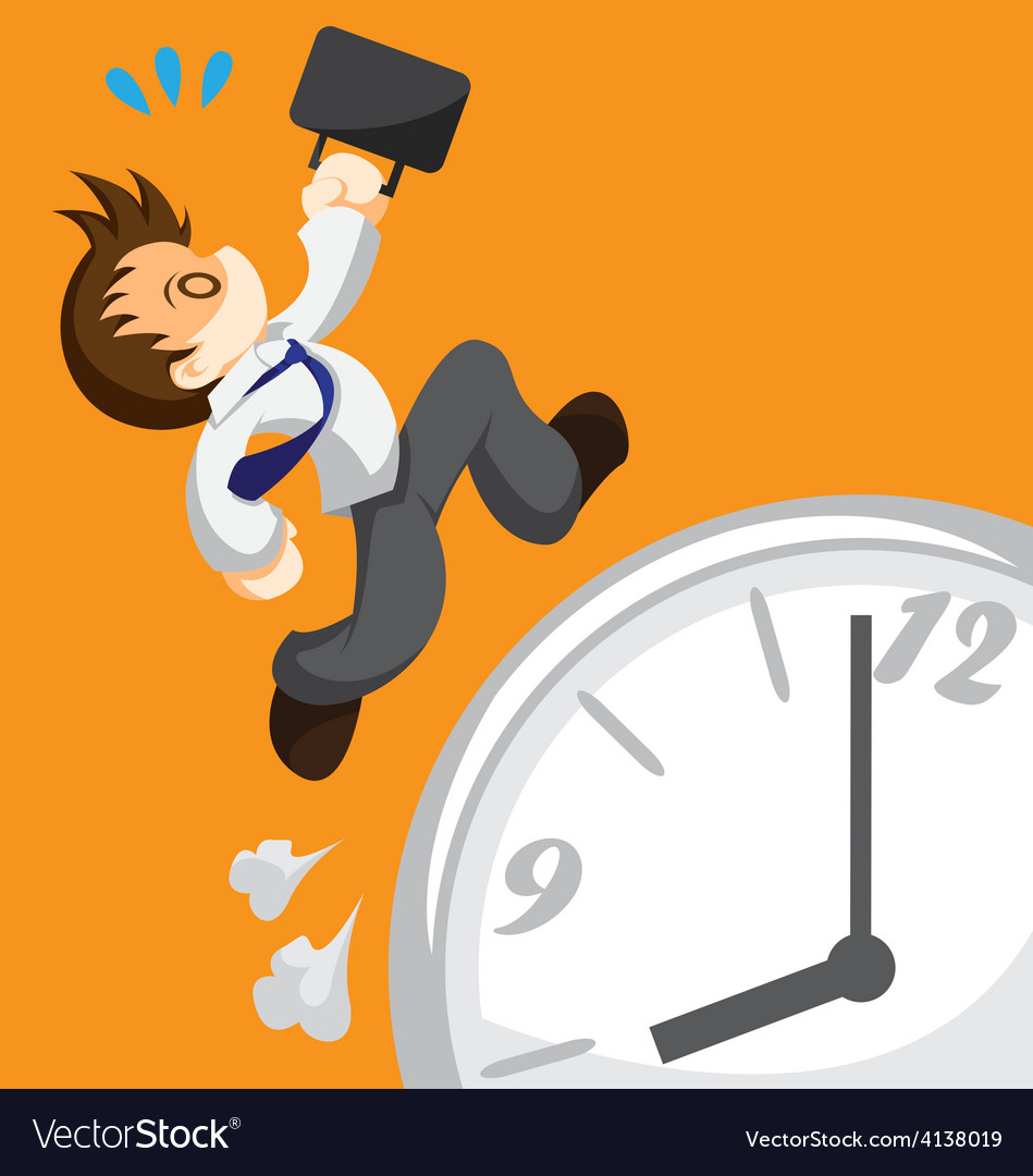 Run out time Royalty Free Vector Image - VectorStock