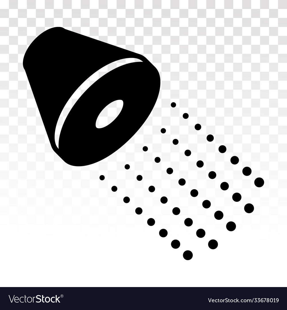 Dusche Sprinklerspray mit Wasser nach unten vector image Dusche Sprinklerspray mit Wasser nach unten