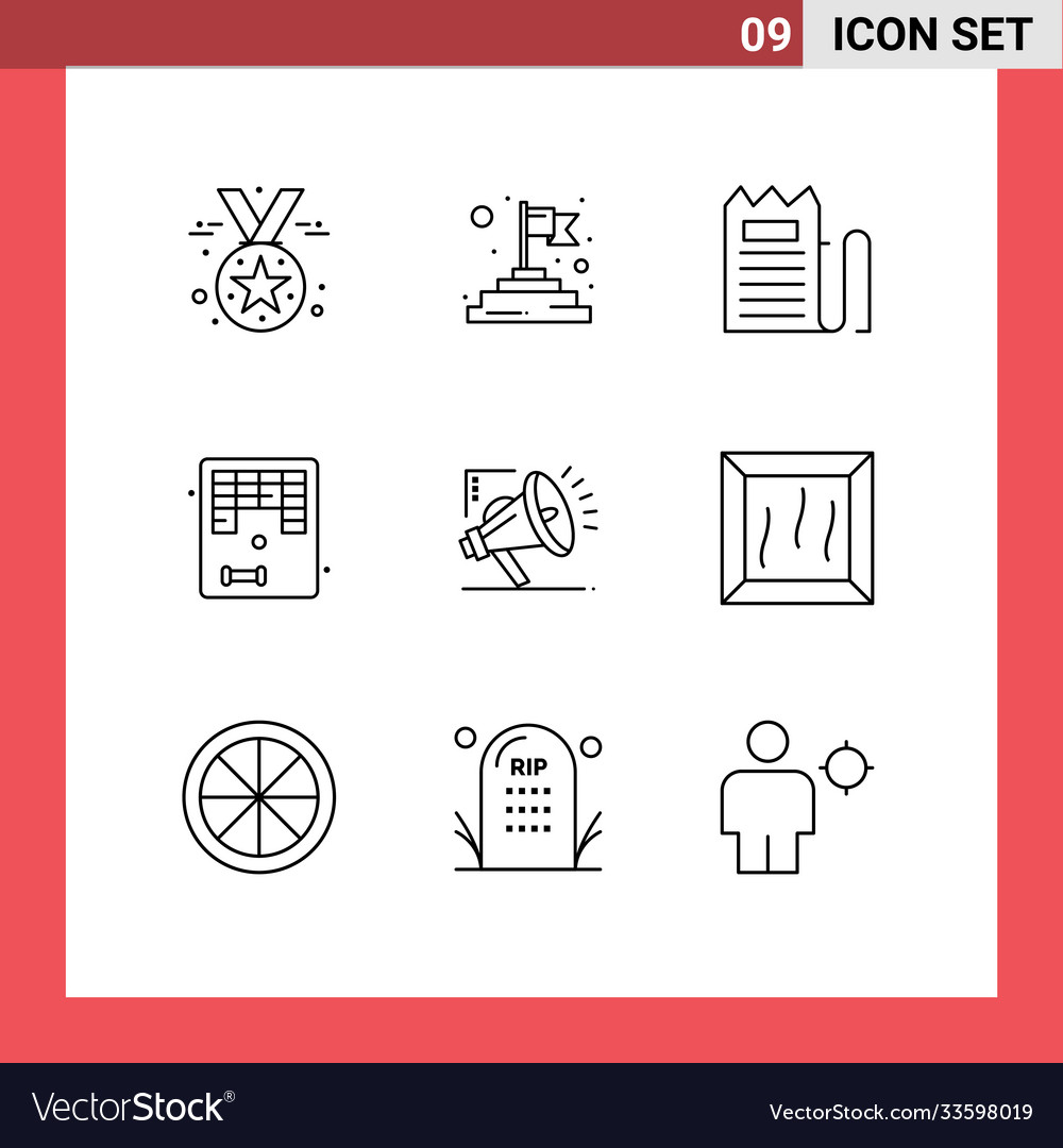 User interface pack 9 basic outlines