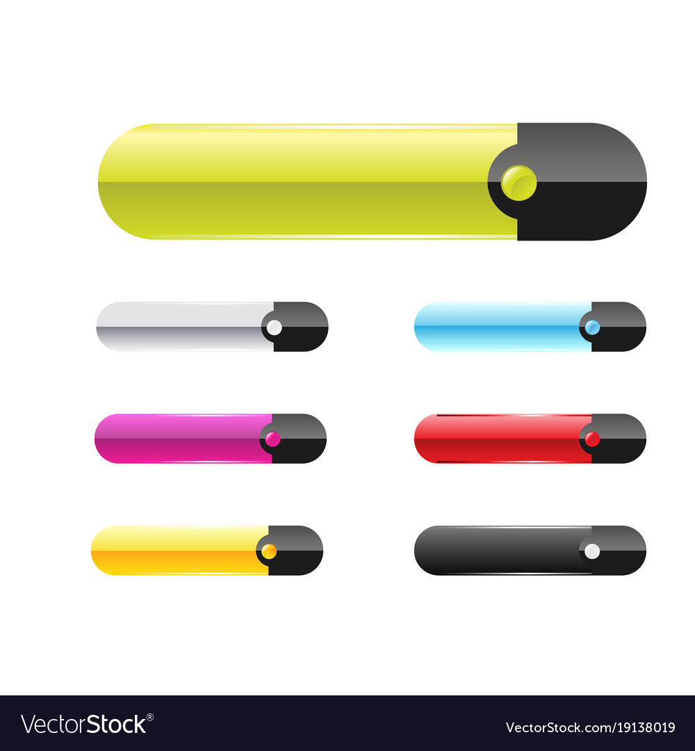Web menu buttons set for business site