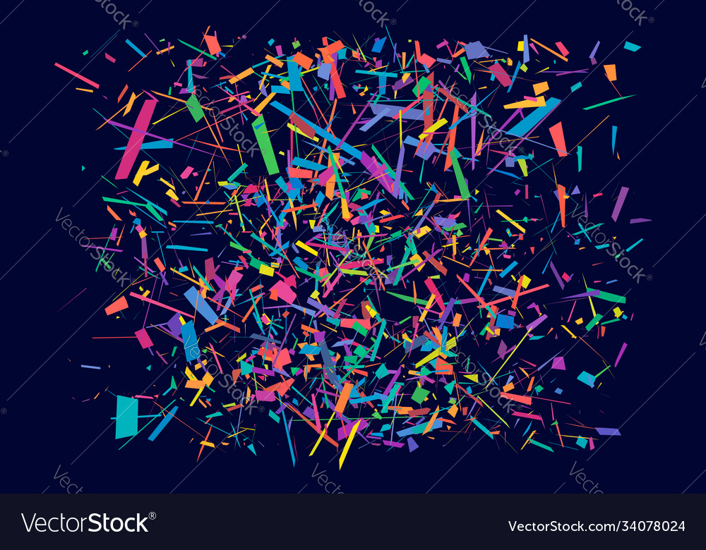 Abstrakte Kunst - zufällige Geometrie Formen generativ Vector Image Abstrakte Kunst - zufällige Geometrie Formen generativ