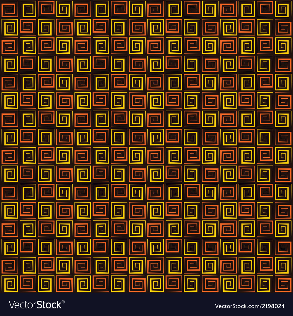 Abstract colorful swirl square pattern