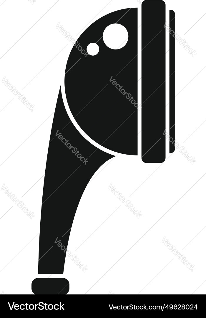 Cleanliness shower head icon simple Royalty Free Vector