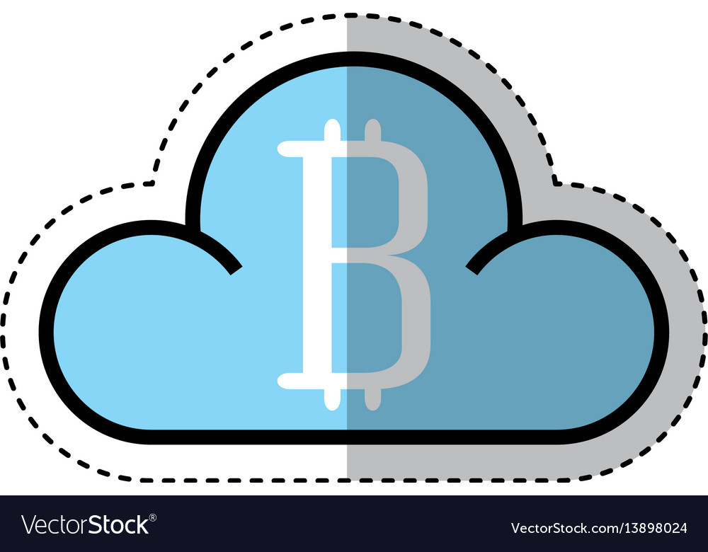 Cloud computing isolated icon